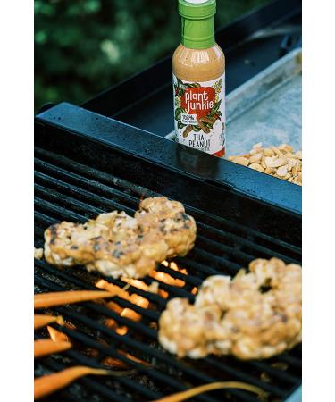 Plant Junkie Thai Peanut Vinaigrette Dressing - 12 Fl Oz - Buy Online on GoSupps.com