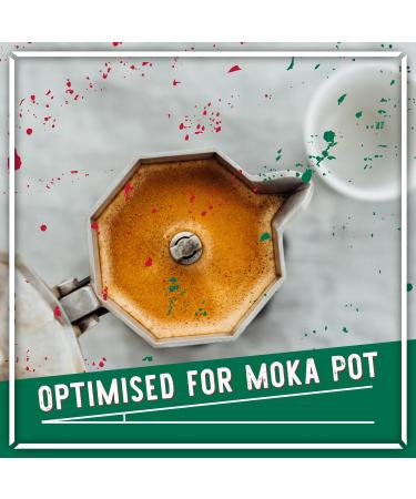 Art Of Moka Strong Moka Ground Coffee 227g | Dark Roast Caffe di Catania - Strength 5 (Pack of 1) - Buy Online on GoSupps.com