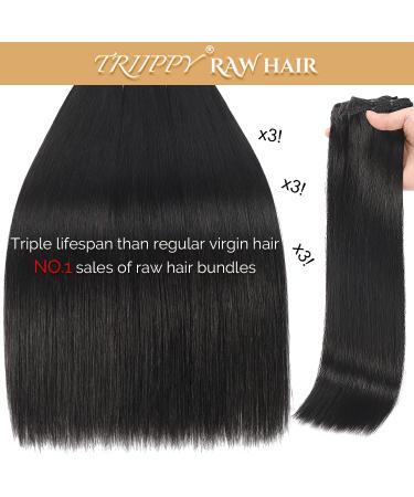 TRIIPPY Premium Cambodian Raw Hair Bundles 16 18 20 Inch - Triple Lifespan, Silky Bone Straight, No.1 Bestseller - Buy Online on GoSupps.com
