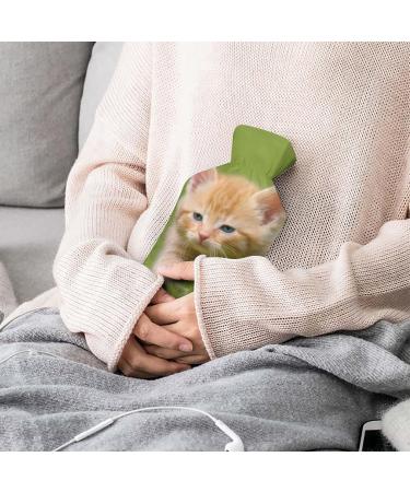 Cute Cat Hot Water Bottle with Plush Cover | Hand Warmer for Adults & Kids | 26.5x15.3cm - International Shipping - Buy Online on GoSupps.com