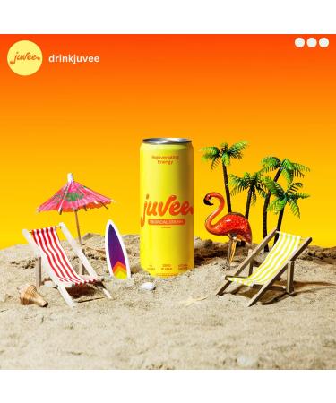 Buy Juvee Energy Drink - 0 Sugar 5 Calories - Tropical Crush (Pack of 12) | Fast International Shipping - Buy Online on GoSupps.com