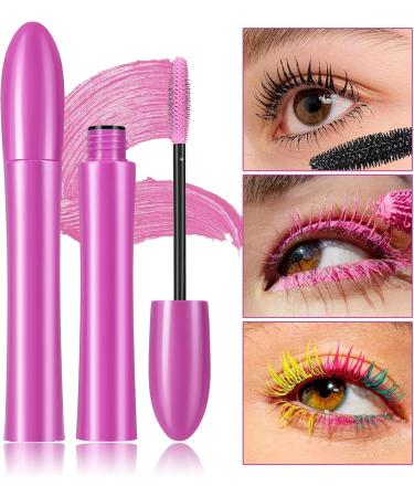 Vawolecy Volume Color Mascara Lengthening and Curling Water Resistant and Smudge Resistant Colored Mascara for Eyelashes Suitable as Makeup for Cosplay and Parties for Women and Girls 05 - Buy Online on GoSupps.com