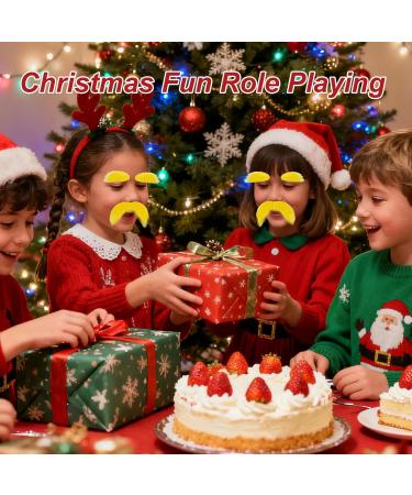 Fausse Moustache Jaune Mat riau Adh sif L ger Finition Textur e R aliste Style D'application Facile | Article De D guisement Comique Pour La C l bration De No l Cosplay Jeu De R le De 1 ml (Lot de 1) - Buy Online on GoSupps.com
