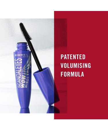 Rimmel Wow Wings Mascara Extreme Black 0.4 Fl Oz - Dermatologist & Ophthalmologist Tested - Buy Online on GoSupps.com