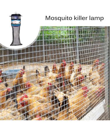 Electric Insect Killer Fly Trap Electric Mosquito Trap Insect Lamp Hanging Mosquito Lamp Professional Mosquito Control with Suction Motor Deb Bag for Farm Livestock Cowshed ZZ666 - Buy Online on GoSupps.com