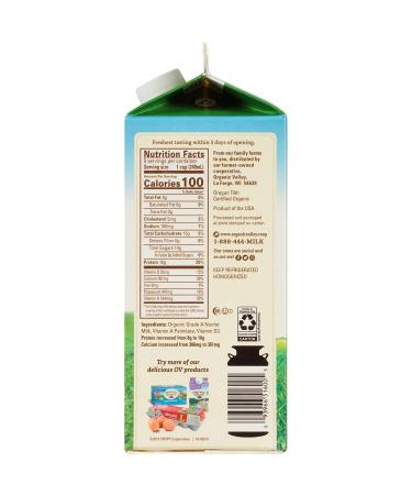 Organic Valley Fat Free Milk - Ultra Pasteurized, Organic & Dairy-Friendly - Buy Online on GoSupps.com