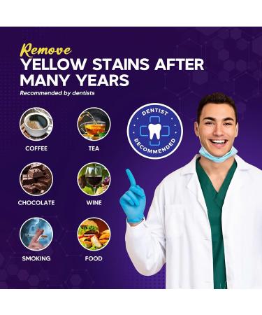 Abera Purple Teeth Whitening Foam | Instant Whitening & Colour Corrector | Cleans Aligners Braces & Freshens Breath | Natural Peroxide-Free Formula (5.07 Fl Oz) - Buy Online on GoSupps.com