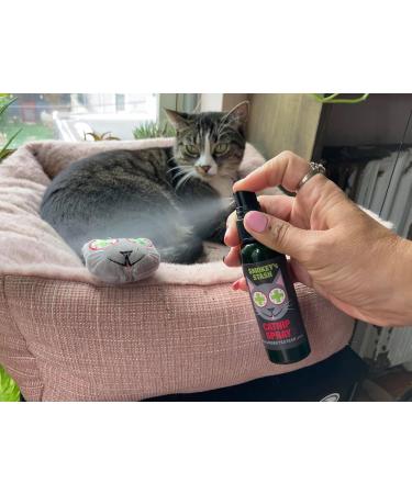 Smokey's Stash Catnip Spray 2 Ounce Bottle with Cat nip Filled Pre Roll Joints for Cats - 5 Joints per Pack Spray Joint - Buy Online on GoSupps.com