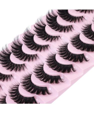 Mink Lashes Fluffy 16mm 5D Cat Eye False Eyelashes - Zegaine 9 Pairs Juno - Buy Online on GoSupps.com