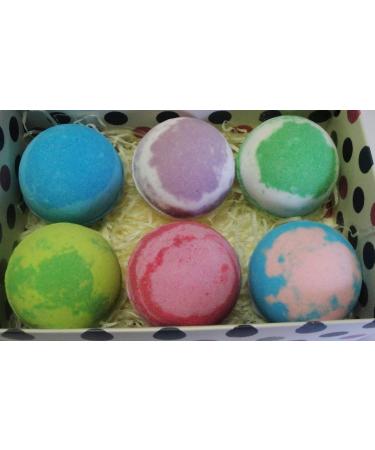 Kids Bath Bombs Gift Set with Surprise Toys 6x4.2 oz Fun Assorted Colored XL Bath Bombs Kid Safe Gender Neutral with Organic Essential Oils - Buy Online on GoSupps.com