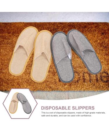 Lurrose Ladies Slippers - 6 Pairs Hotel & Spa Slippers Indoor Wedding & Guest Shoes for Women - Comfortable & Stylish - Buy Online on GoSupps.com