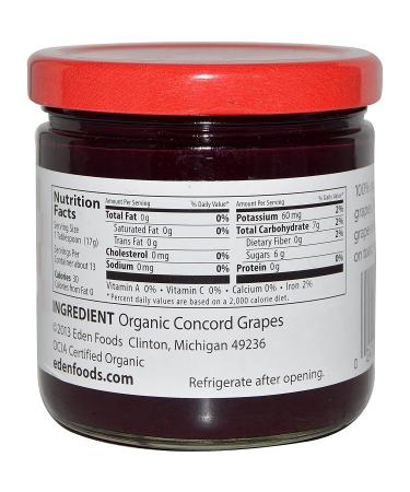 Eden Foods Organic Grape Butter 8 oz - All-Natural Fruit Spread - Buy Online on GoSupps.com