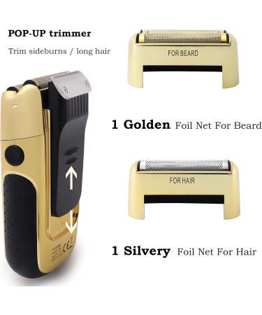 VGR Double Foil Electric Shaver for Men | 3 Adjustable Speeds | Bald Head & Beard Trimmer | Perfect Gifts for Fathers Husbands & Boyfriends - Buy Online on GoSupps.com