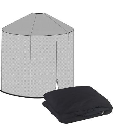 Infactory Moskitonetz Umbrella - Premium Mosquito Net for Parasols (330x250 cm) | 220 Mesh Black Mosquito Protection - Buy Online on GoSupps.com