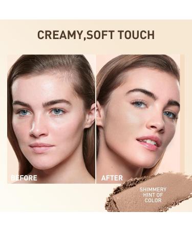 Shimmering Bronzer Powder - Highly Pigmented Highlighter & Contour | Natural Sun-Kissed Finish | Long-Lasting Lightweight Vegan Formula | #Childter #Lichter Bronzer 1g - Buy Online on GoSupps.com