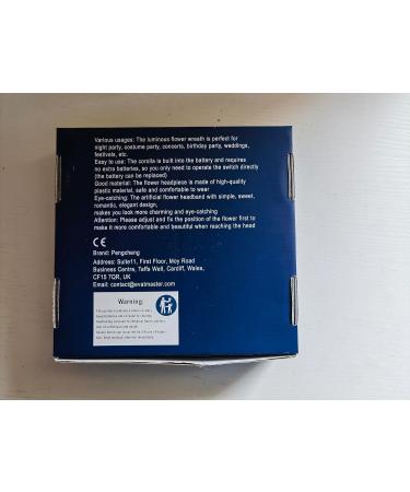 Pengcheng Flower Crown Set - 7 Piece Floral Headdress & Hair Accessories for Women & Girls | Perfect for Birthdays Weddings Festivals & Parties - Buy Online on GoSupps.com