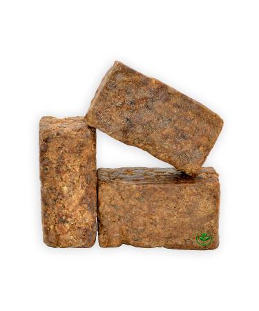 5 lbs Raw African Black Soap Bars from Ghana - 100% Pure Natural Acne Treatment for Eczema, Psoriasis, Dry Skin, Scars, Dark Spots, Pimples, Blackheads - Buy Online on GoSupps.com