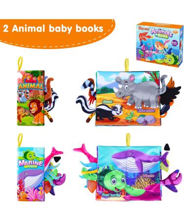 Fnsel Baby Book - 2-Piece 3D Fabric Toy Set for 0-12 Months | Crackling Feeling Book & Quiet Book Gift for Girls - Buy Online on GoSupps.com