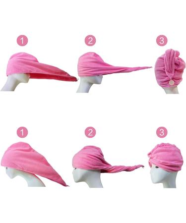 Polyte Hair Turban Towel - Microfiber 30x71 cm (Grey) - Pack of 2 | Fast International Shipping - Buy Online on GoSupps.com