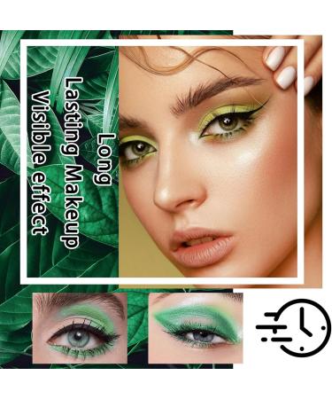 9 Colors Green Matte Eyeshadow Palette Shimmer Yellow Eye Shadow Palette Green Makeup Colorful Blendable Eyeshadow Makeup Palette Waterproof Long Lasting Highly Pigmented Glitter Eye Shadow Pallet - Buy Online on GoSupps.com