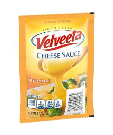 Velveeta Original Cheese Sauce Pouches 6 ct Box - 4 oz Packets Cheddar - Buy Online on GoSupps.com