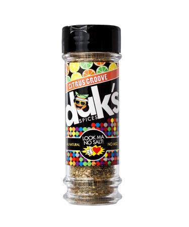 DAK's Spices CITRUS GROOVE - 100% SALT FREE blend of herbs with a mixture of lemon, lime, and orange zest