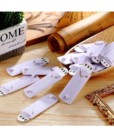 20 Pieces No Damage Picture Hangers Picture Hanging Kit Without Nails No Trace Adhesive Art Hanger for Bathroom Kitchen Home Door Closet  White (20 Pieces) - Buy Online on GoSupps.com
