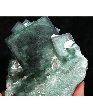 487g Natural Green Cube Fluorite Quartz Crystal Cluster Specimen Home Goods - Buy Online on GoSupps.com