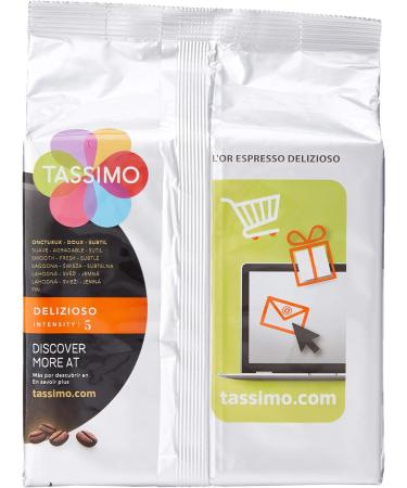 L'OR Espresso Delizioso Tassimo T Discs - 16 Count - 104g - Coffee Pods - Buy Online on GoSupps.com
