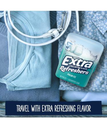 Wrigleys Extra Refreshers Polar Ice Sugar Free Chewing Gum 40 Piece Tub - Buy Online on GoSupps.com