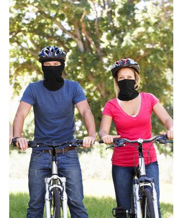 Men's 9-Piece Full Face Ski Mask Balaclava Hood - Winter Outdoor Breathable Black Face Mask - Buy Online on GoSupps.com