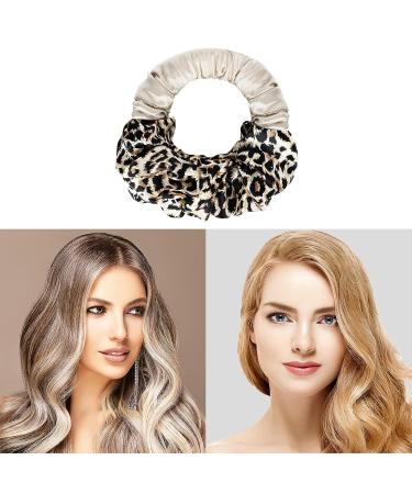 Whaline Leopard Print Heatless Curling Headband for Women - No Heat Hair Curler for Long Wavy Styling - Buy Online on GoSupps.com
