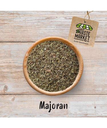  TASTE Guter Geschmack 2 x 100 g majoran delicately dried herb spices marquet buds 200 g - Buy Online on GoSupps.com