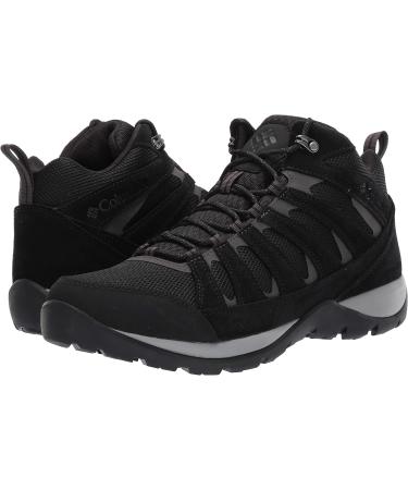 Columbia Men's Redmond V2 Mid Waterproof Hiking Boot Shoe 10 Black/Dark Grey - Buy Online on GoSupps.com