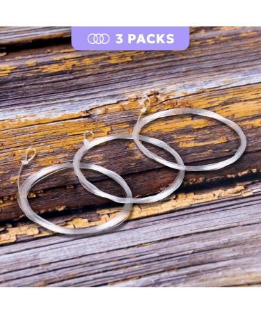 Buy SF 3 Pack Pre-Bound Loop-Fly Fishing Leaders - Conical Fluorocarbon 2.5m & 2.9m 7.5ft-0X - International Shipping Available - Buy Online on GoSupps.com