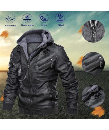 Men's Hanxiulin Fleece Plush Jacket - Warm Fluffy Winter Zipper Wool Jacket with Color Variants for Outdoor Use - Buy Online on GoSupps.com