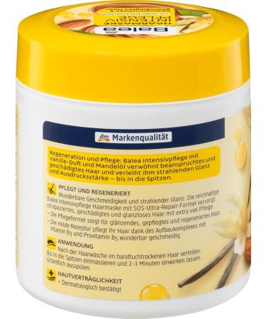 Balea Hair Mask Intensive Care 200 ml - Buy Online on GoSupps.com