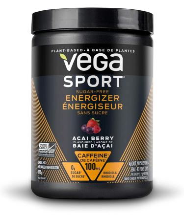 Vega Sport Hydration Electrolyte Powder Berry + Vega Sport Sugar Free Pre-Workout Energizer Berry Bundle Powder + Energizer Berry Berry 40 Servings (Pack of 1) - Buy Online on GoSupps.com