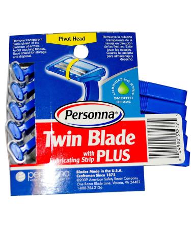 Buy AMERICAN SAFETY RAZOR Twin Blade Plus Razors (5 CT) - Premium Quality Smooth Shave International Shipping Available - Buy Online on GoSupps.com