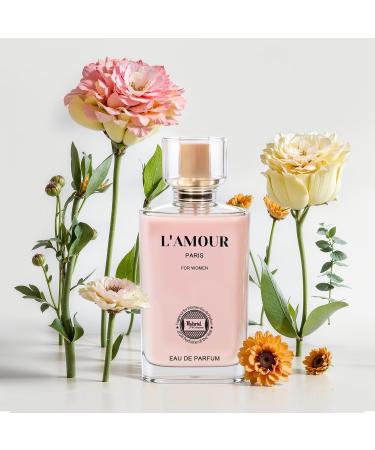 Hybrid & Company Women L'Amour Paris Eau De Parfum Natural Spray Vaporisateur 3.4 Fl Oz L'AMOUR PARIS 3.4 Fl Oz (Pack of 1) - Buy Online on GoSupps.com