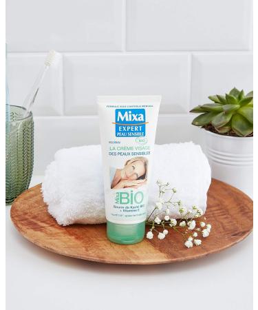 Mixa BIO - Face Cream for Sensitive Skin - 100 ml - Pack of 2 - Buy Online on GoSupps.com