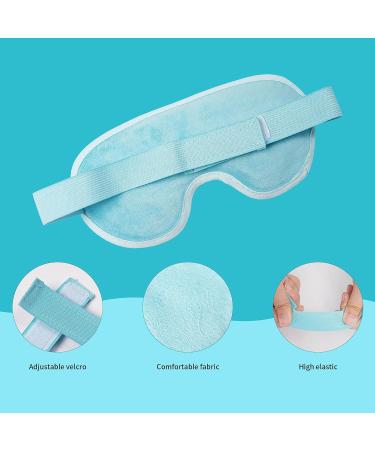 ZENYA Cooling Eye Mask - Reusable Hot Cold Therapy Gel for Puffy Eyes, Hayfever Relief, Migraine, Sinus Pain - Blue - Buy Online on GoSupps.com