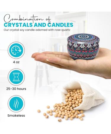 Buy Soy Wax Candle 4 Pack Gift Set - Lavender Rose English Pear Freesia Vanilla - Natural Aromatherapy Candles for Home - Perfect Gifts for Women - 4 Oz Each - Buy Online on GoSupps.com