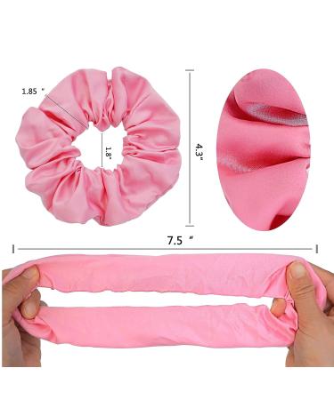Chloven 20 Color Satin Hair Scrunchies - Elastic Ponytail Holders for Women and Girls - Buy Online on GoSupps.com