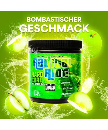 American Supps PREMIUM PRE WORKOUT BOOSTER 340G - Green Apple | 300mg Caffeine Beta Alanine L Citrulline Malate - Ultimate Pump Booster for Hardcore Training - Buy Online on GoSupps.com