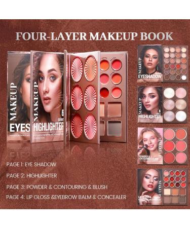 Palette de Maquillage Livre Trousse de Voyage Tenue Longue - Palette De Maquillage Livre Portable Pour Voyages | Pour Femmes Filles Adultes Maison Rendez-Vous D placements Sc ne - Buy Online on GoSupps.com