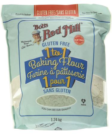 Bob's Red Mill Bob's Red Mill Gluten Free 1 to 1 Baking Flour 1240 Grams & Gluten Free All Purpose Baking Flour 1.24 kilo Gram Baking Flour + Baking Flour 1.24kg - Buy Online on GoSupps.com