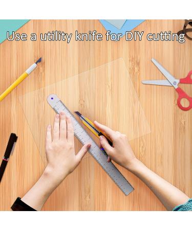 40 Pieces Clear Acrylic Sheets with Protective Paper - 7x5x0.04 Inch PETG Panels for Crafts & Picture Frame Replacement - Buy Online on GoSupps.com