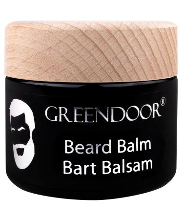 Greenendoor vegan beard balsam 50ml premium organic beard care fresh fragrance pure essential oils natural cosmetics natural balm for beard full beard nature