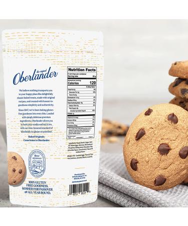 Oberlander Gluten Free Kosher for Passover Chocolate Chip Cookie - Dairy, Soy, and Vegan Friendly - 5.5oz - Buy Online on GoSupps.com